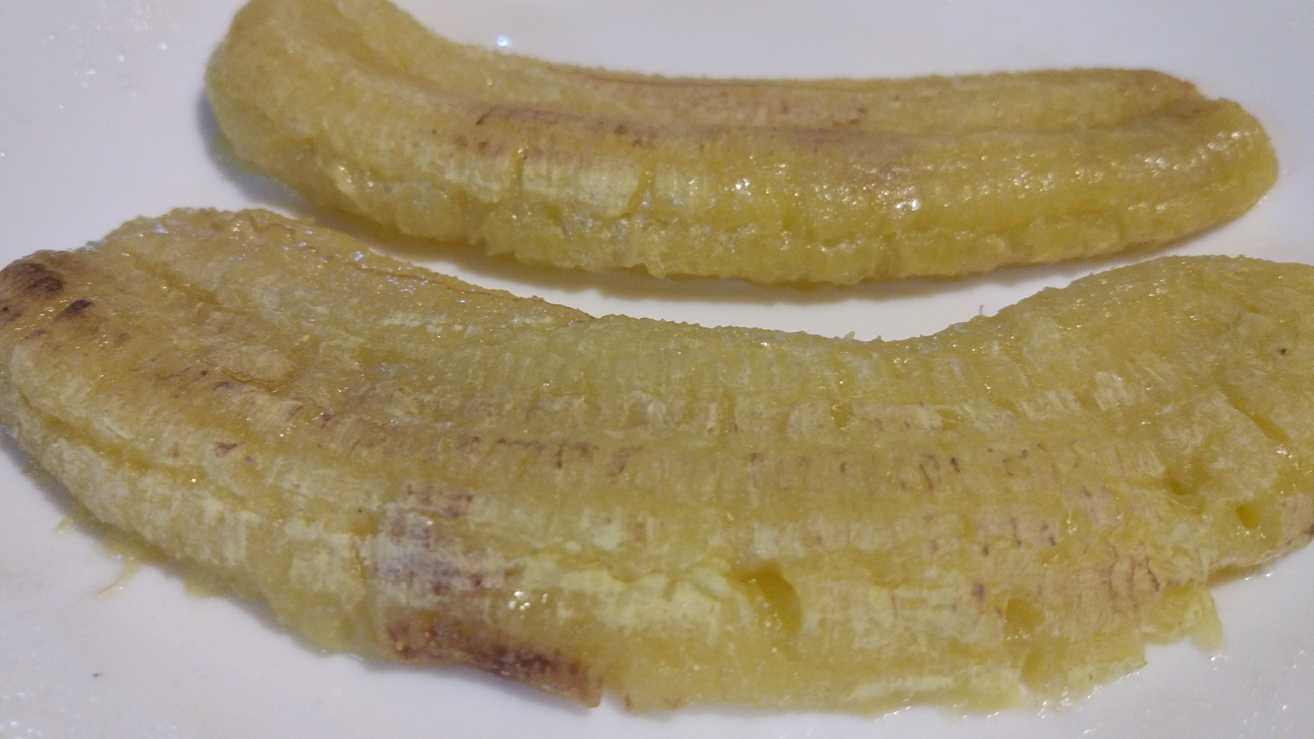 Banane cotte al microonde